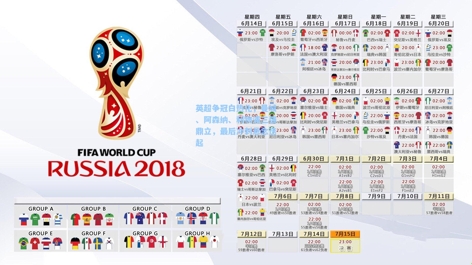 英超争冠白热化，曼城、阿森纳、利物浦三强鼎立，最后冲刺悬念迭起